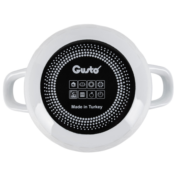 Фото - Набір посуду Gusto GT-T-3-BL Хурделиця 2,1л/3,1л/4л