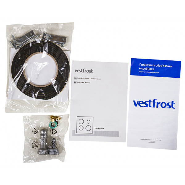 Фото - Варильна поверхня газова Vestfrost GOGHV21B