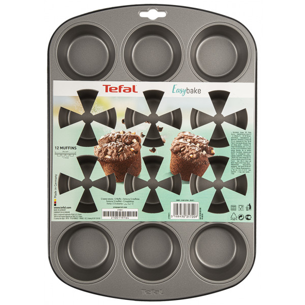 Фото - Форма для приготовления Tefal Easybake Baking12 шт. 38х27х3 см (J1745074)