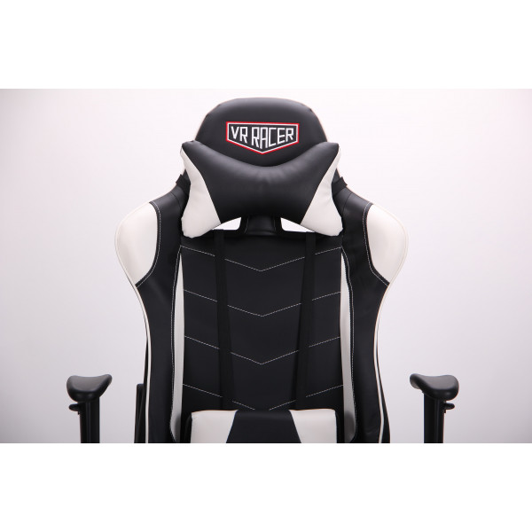 Фото - Кресло для геймеров AMF VR Racer Blade черный/белый