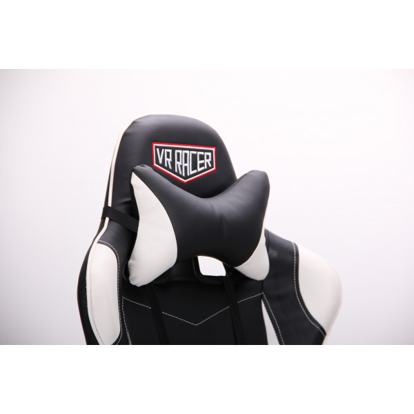 Фото - Кресло для геймеров AMF VR Racer Blade черный/белый
