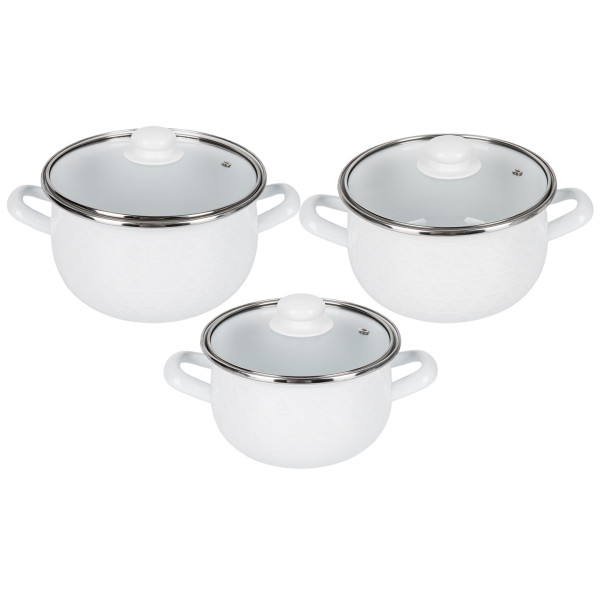 Фото - Набір посуду Gusto GT-T-3-BL Хурделиця 2,1л/3,1л/4л