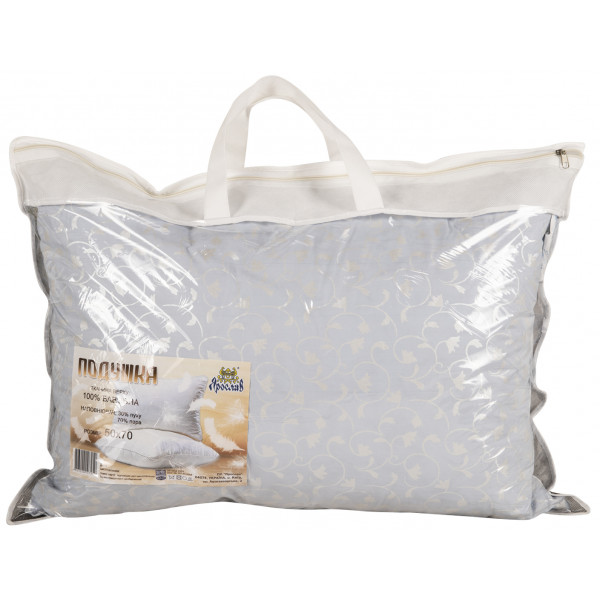 Фото - Подушка стандартная Ярослав 30% пух 70х50 (1791)