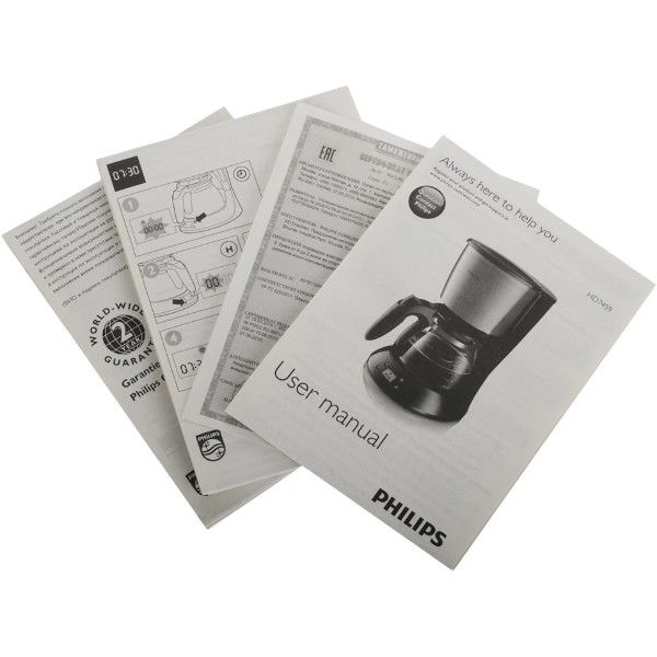 Фото - Кавоварка крапельна Philips Daily Collection HD7459/20