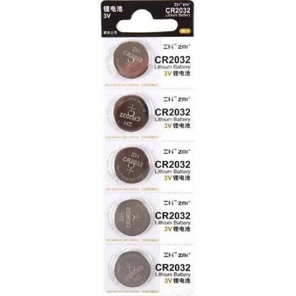 Фото - Батарейка тип CR2032 CUKTECH coin cell battery 5 шт. (CKCR2032CNWT)