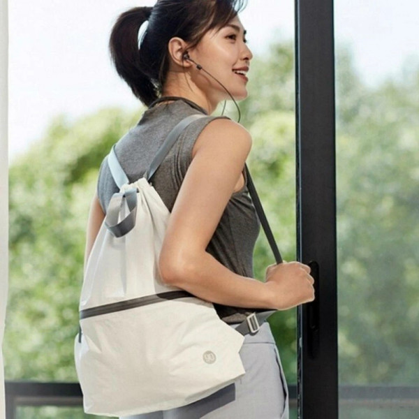 Фото - Рюкзак міський RunMi 90 Points Lightweight Urban Drawstring Backpack White (6972125146168)