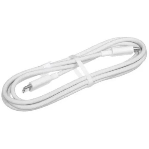 Фото - Кабель CUKTECH Type-C Braided 3A 60W 1.5m White (CKCTC315PCHW)