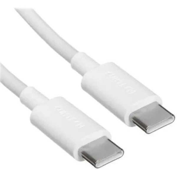 Фото - Кабель CUKTECH Type-C Braided 3A 60W 1.5m White (CKCTC315PCHW)