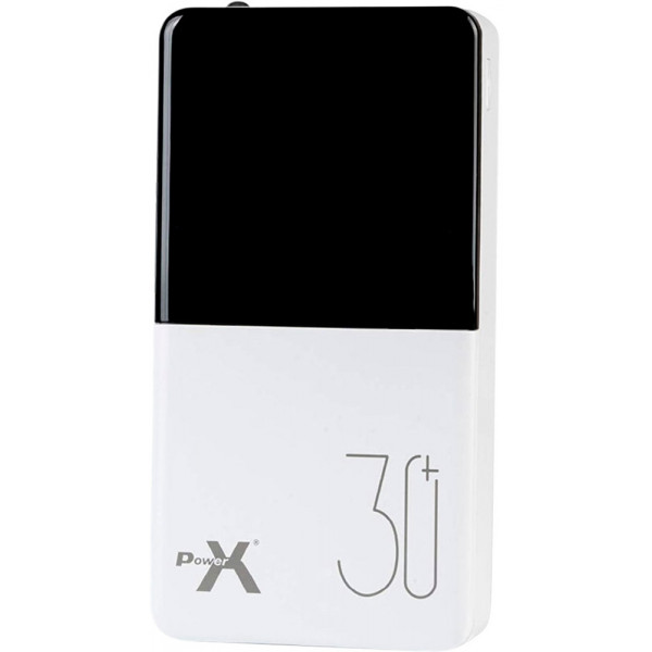 Фото - Батарея мобільна PowerX 30000mAh LCD Screen White (Q500)