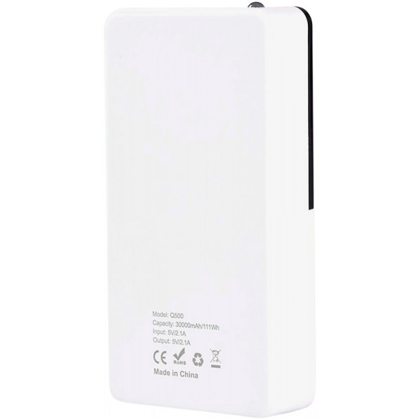 Фото - Батарея мобільна PowerX 30000mAh LCD Screen White (Q500)