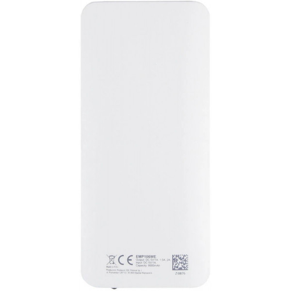 Фото - Батарея мобільна Esperanza 8000 mAh White-Grey (EMP106WE)