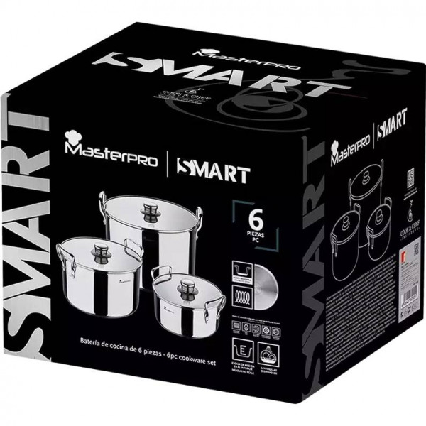Фото - Набор посуды Masterpro Smart 6 пр. (BGMP-2145)