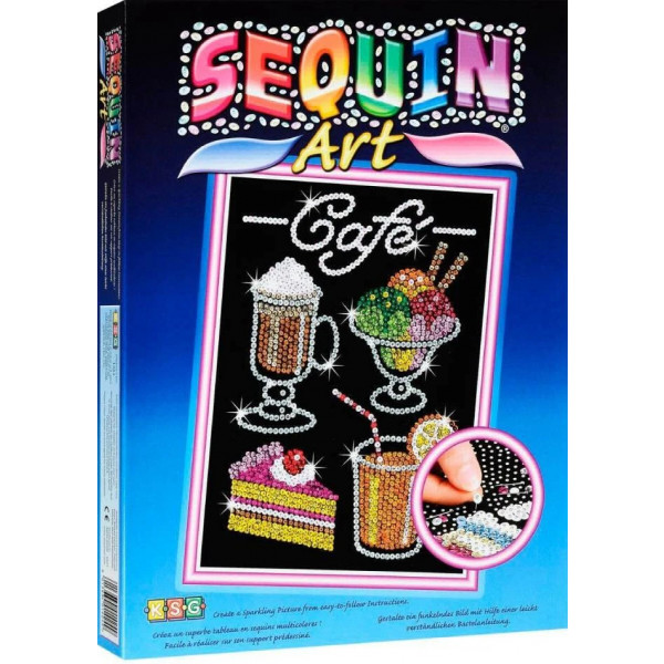 Фото - Набір для творчості з паєток Sequin Art Кавовий Набо Blue (SA1424)