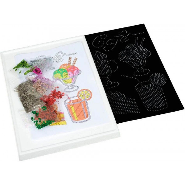 Фото - Набір для творчості з паєток Sequin Art Кавовий Набо Blue (SA1424)