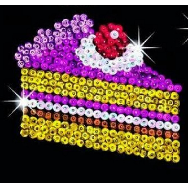 Фото - Набір для творчості з паєток Sequin Art Кавовий Набо Blue (SA1424)