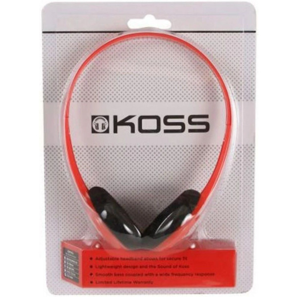 Фото - Наушники накладные проводные Koss KPH7r On-Ear Red
