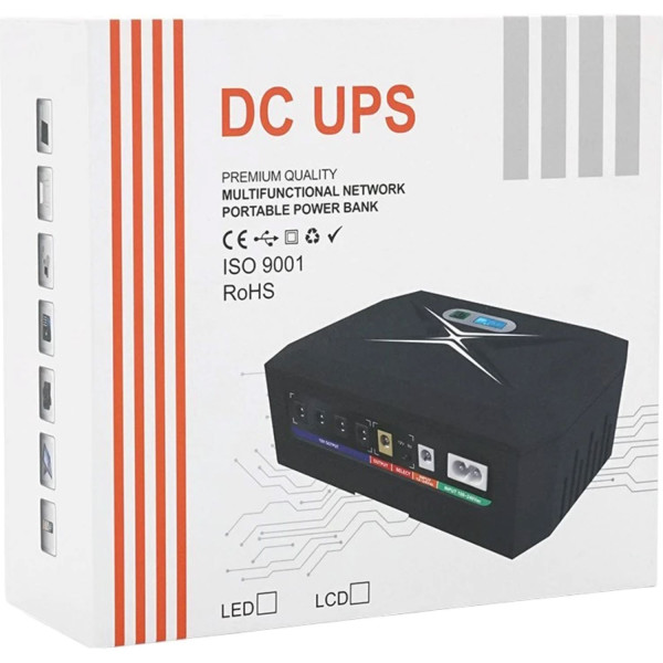 Фото - Джерело безперебійного живлення Green Wave UPS-45W DCP-45W-17