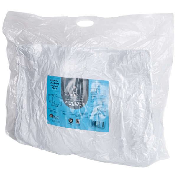 Фото - Набір подушок стандартних FAM' HOME антиалергенних стьобаних 2шт., 50х70 (KMPI5070C (650))