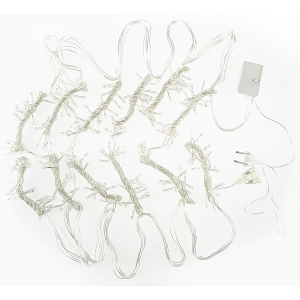 Фото - Гірлянда-штора BPNY White 240 LED, 3Мх2М, 220V, 14,4W (116019)