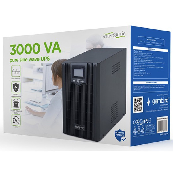 Фото - Джерело безперебійного живлення EnerGenie EG-UPS-PS3000-01