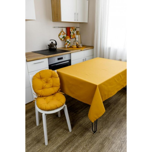 Фото - Скатерть прямоугольная Прованс Охра 120x132 (030748)