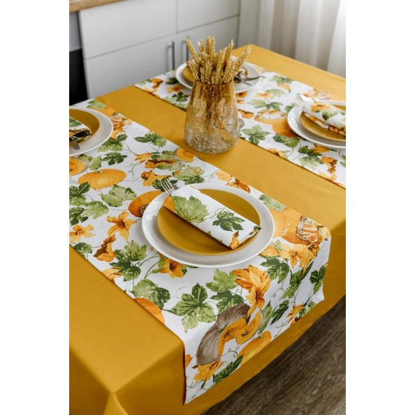 Фото - Скатерть прямоугольная Прованс Охра 120x132 (030748)