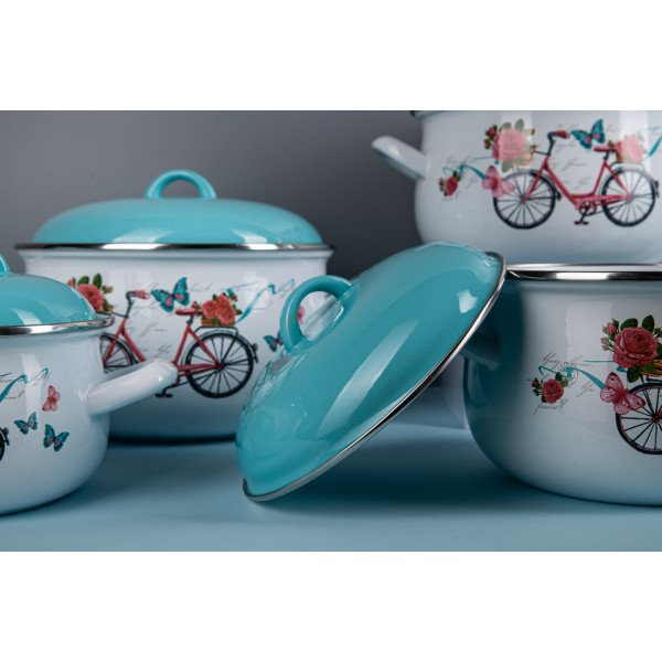 Фото - Каструля Gusto Веломандрівка 20 см 4,0 л (GT-T-120-VM)