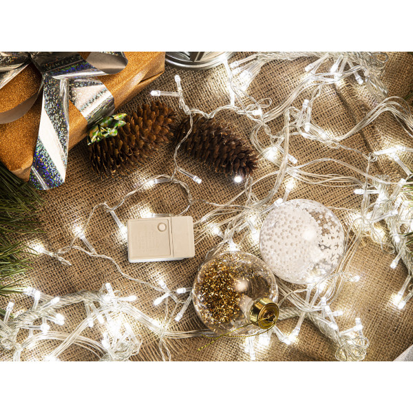 Фото - Гірлянда-штора BPNY White 240 LED, 3Мх2М, 220V, 14,4W (116019)