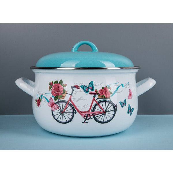 Фото - Каструля Gusto Веломандрівка 20 см 4,0 л (GT-T-120-VM)