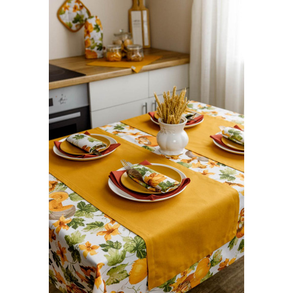 Фото - Скатерть прямоугольная Прованс Happy Fall 132х180 (030744)