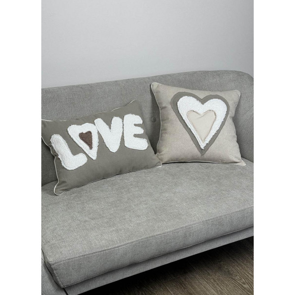 Фото - Подушка декоративна Прованс Love 35х50 см (033344)