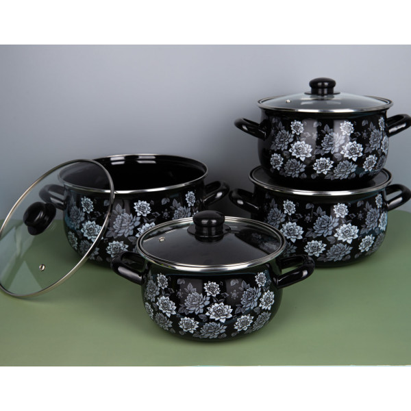 Фото - Каструля Gusto Пелюстки ночі 3,1 л GT-T-118-LN