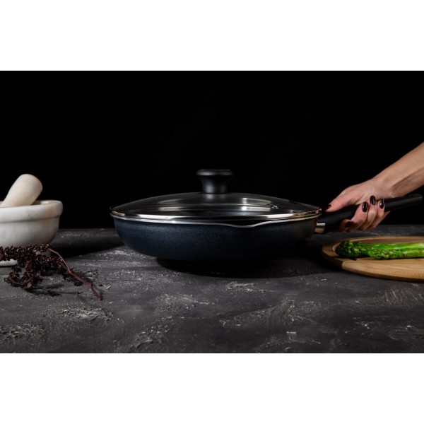 Фото - Сковорода універсальна Tefal B5660653_SET Family Day с кр 28 см