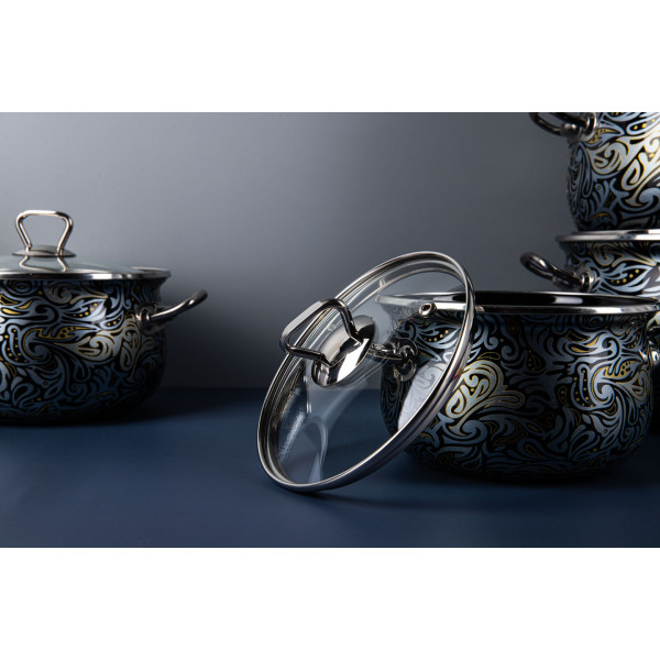 Фото - Каструля Gusto GT-T-216-М Місячне сяйво Premium 16 см 2.1 л