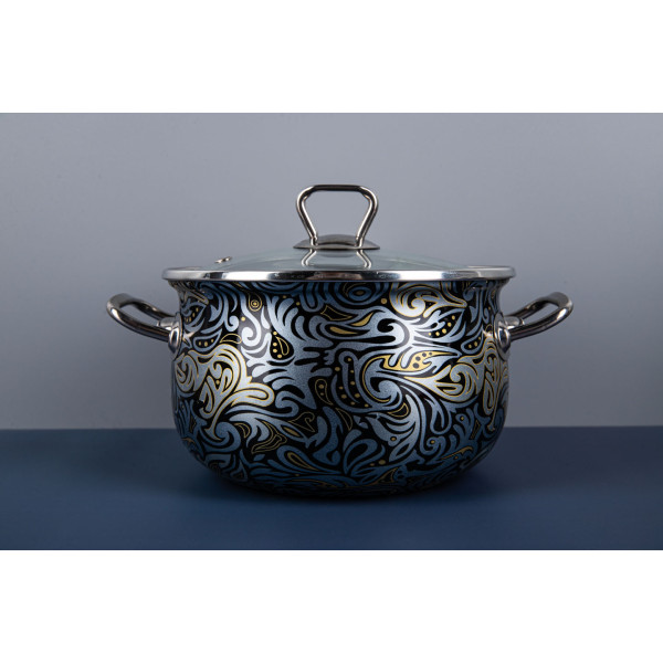 Фото - Каструля Gusto GT-T-216-М Місячне сяйво Premium 16 см 2.1 л