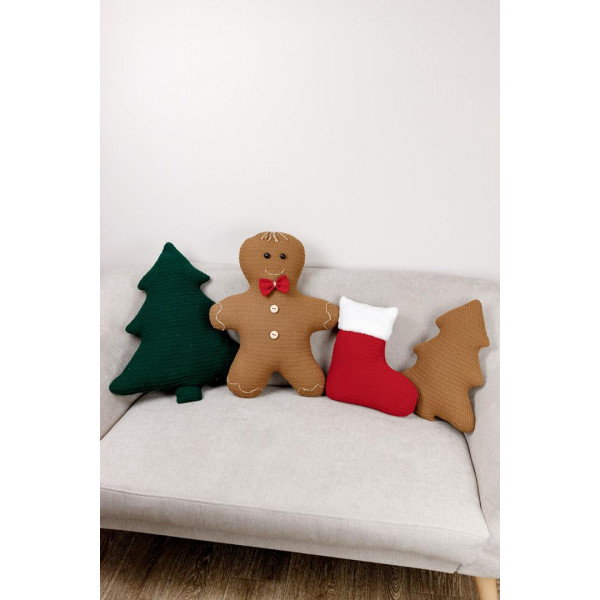 Фото - Подушка декоративна Прованс Ялинка зелена 38 см (033050)