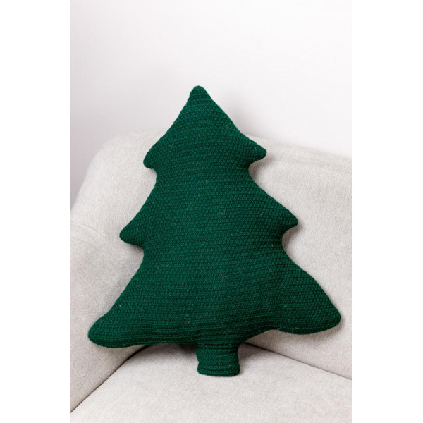 Фото - Подушка декоративна Прованс Ялинка зелена 38 см (033050)