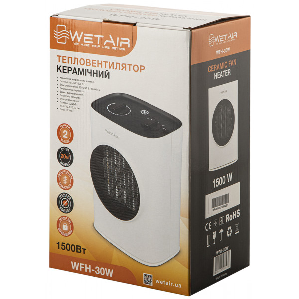 Фото - Тепловентилятор WetAir WFH-30W