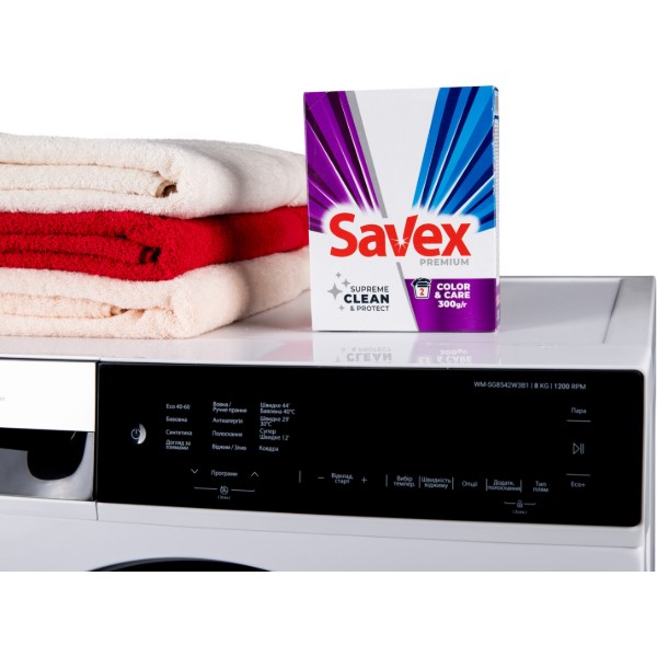 Фото - Пральний порошок SAVEX COLOR & Care фіолетовий Premium (3800024049217)