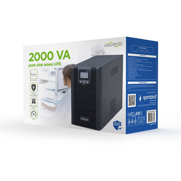Фото - Джерело безперебійного живлення EnerGenie EG-UPS-PS2000-01