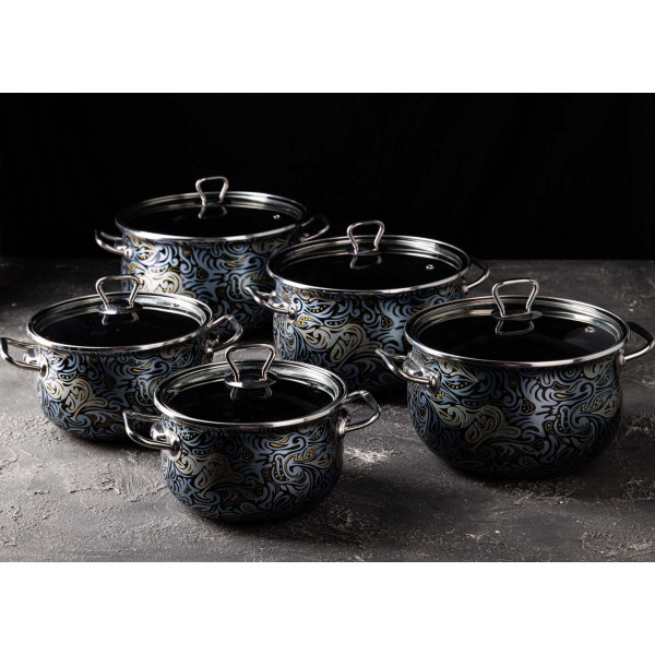 Фото - Каструля Gusto GT-T-216-М Місячне сяйво Premium 16 см 2.1 л