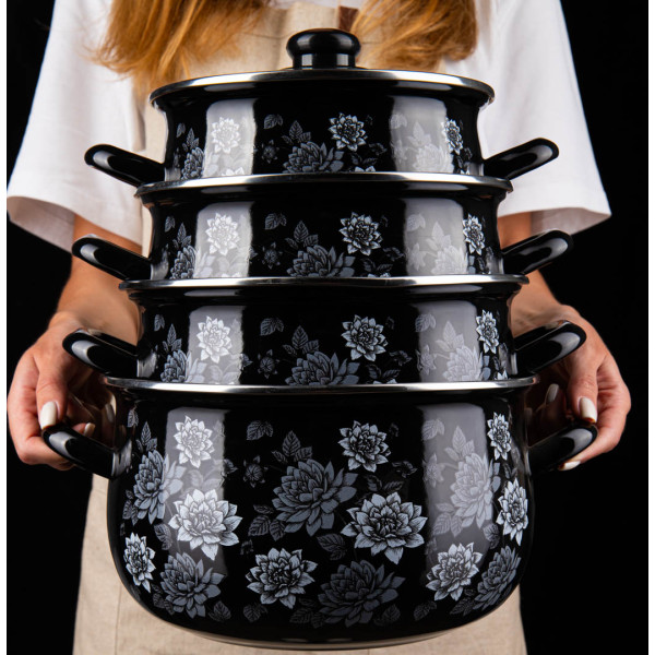 Фото - Каструля Gusto Пелюстки ночі 3,1 л GT-T-118-LN