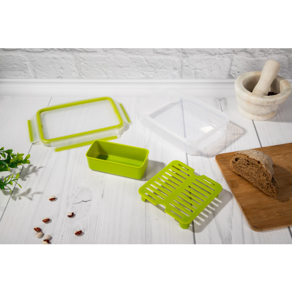 Фото - Ємність для зберігання Tefal K3100312 CLIP & GO 1,2 л, прямокутний