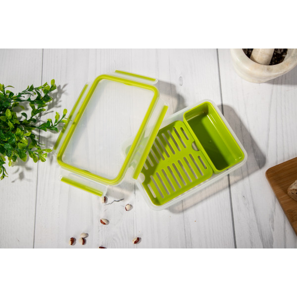 Фото - Ємність для зберігання Tefal K3100312 CLIP & GO 1,2 л, прямокутний
