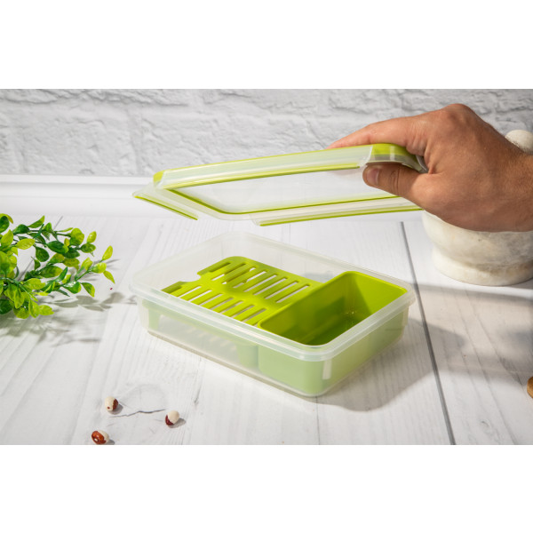 Фото - Ємність для зберігання Tefal K3100312 CLIP & GO 1,2 л, прямокутний