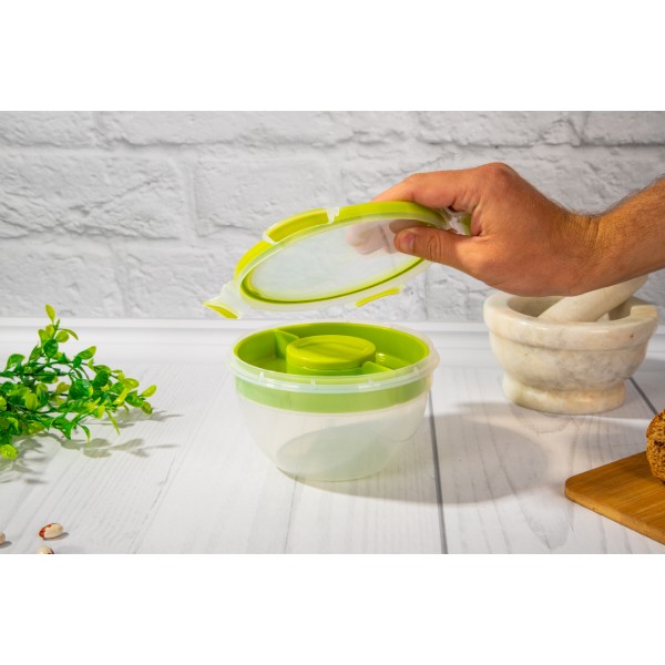 Фото - Ємність для зберігання Tefal K3100112 CLIP & GO 1 л, круглый