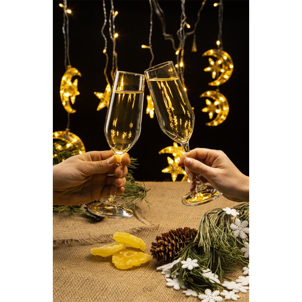 Фото - Набір келихів Bormioli Rocco Riserva Champagne 6x205 мл (126281GRC021990)