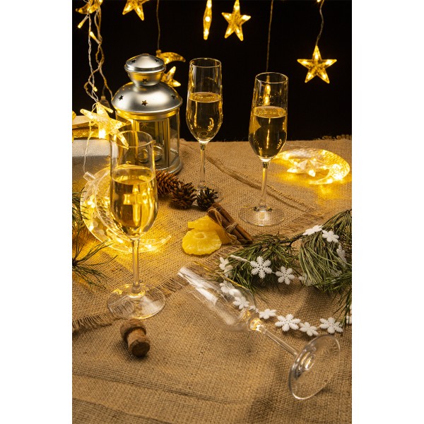 Фото - Набір келихів Bormioli Rocco Nadia Cal Champagne 4x205 мл (126281GRB021990)