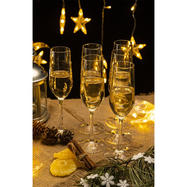 Фото - Набір келихів Bormioli Rocco Riserva Champagne 6x205 мл (126281GRC021990)