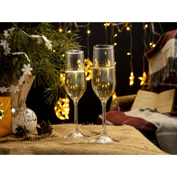 Фото - Набір келихів Bormioli Rocco Nadia Cal Champagne 4x205 мл (126281GRB021990)